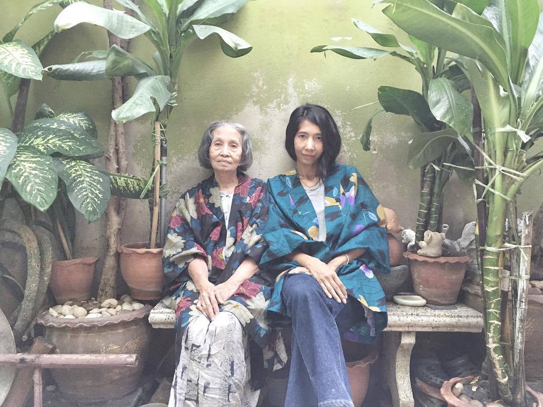 Customer wearing Sumo Vintage